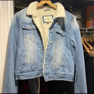 Sherpa Jean jacket
